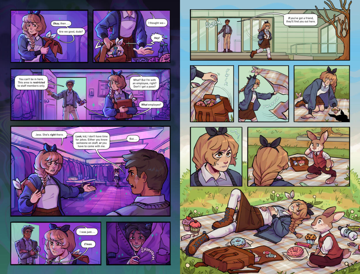 Written by Nate Powell, illustrated by Lucky Christiansen (Spitball IX, 2023).