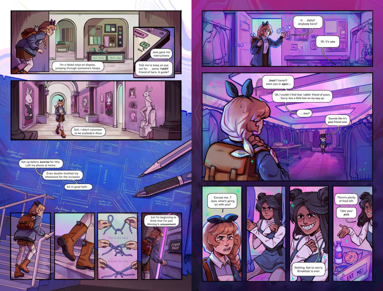 Written by Nate Powell, illustrated by Lucky Christiansen (Spitball IX, 2023).