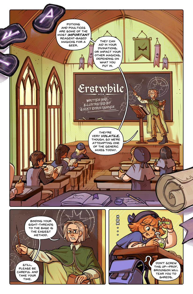 'Erstwhile' - Written and illustrated by Lucky Christiansen (2024).