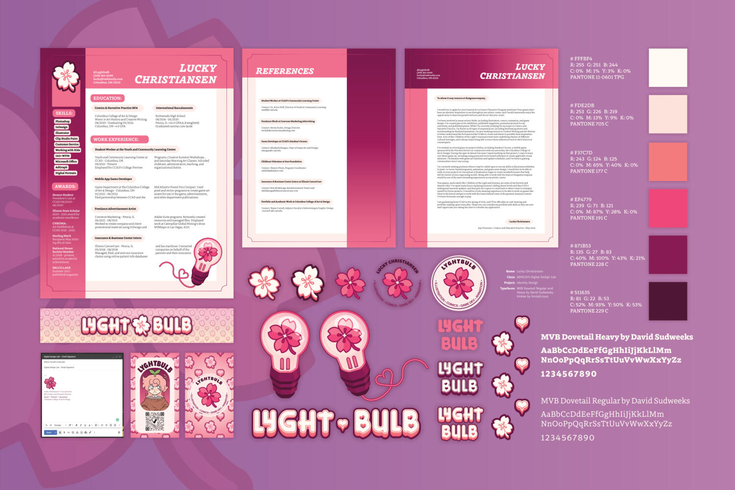 Branding Design for Artist and Booth